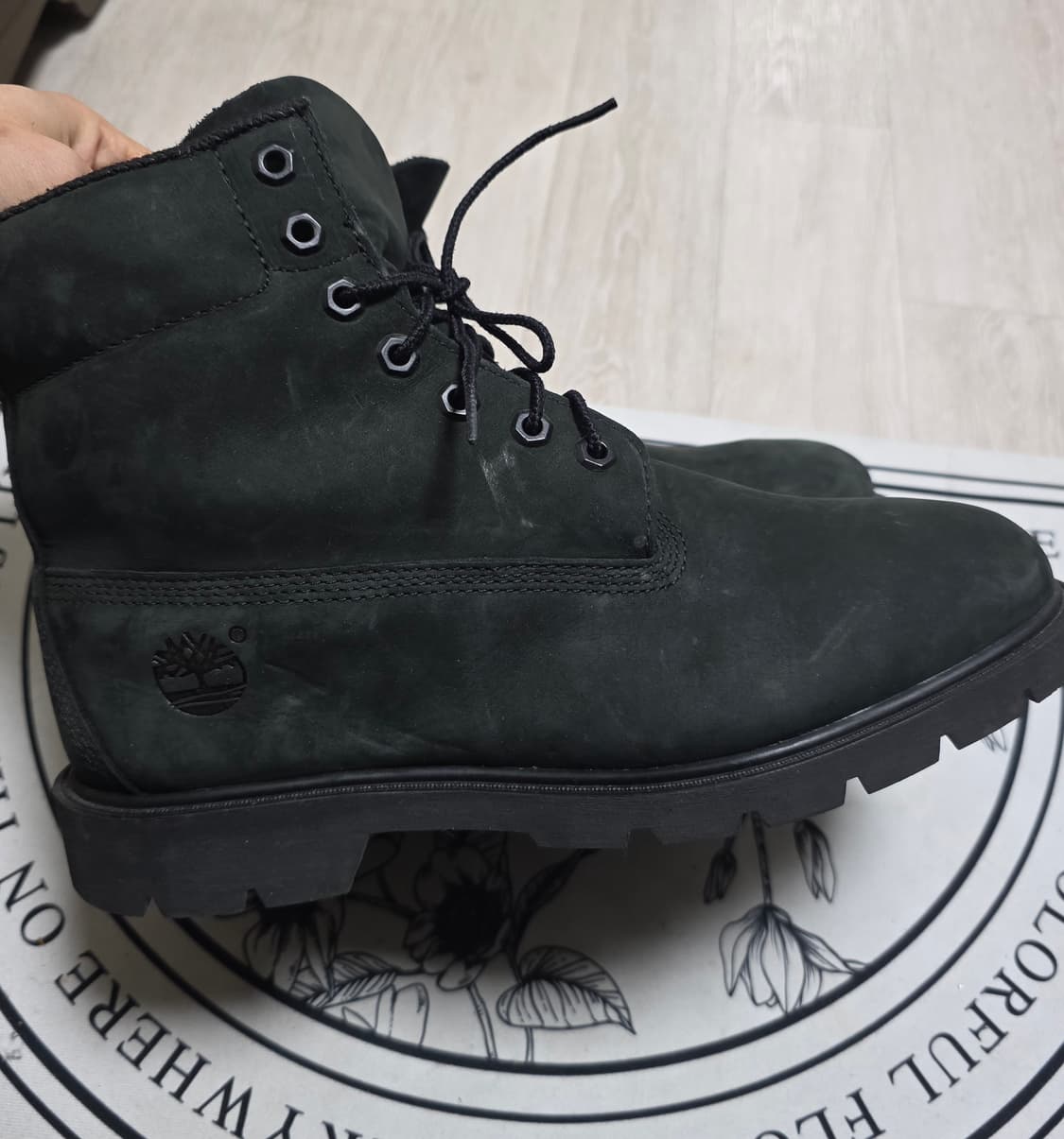 [270~275]팀버랜드 6인치 워터프루프 블랙부츠 상품이미지5