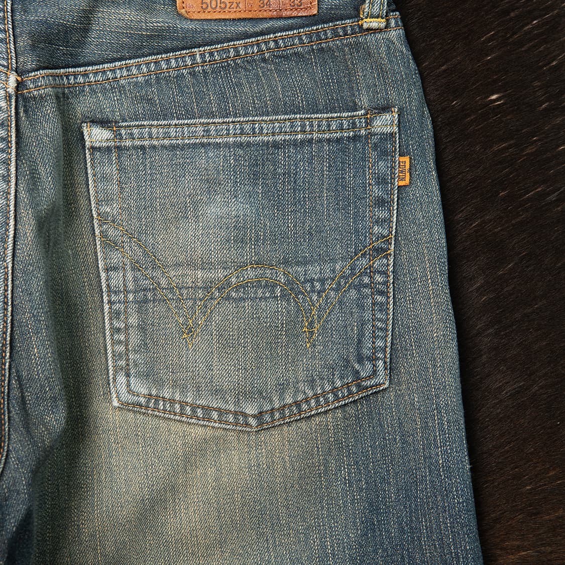[33] 00s 에드윈 505zx 셀비지 데님팬츠 MB-1374 상품이미지5