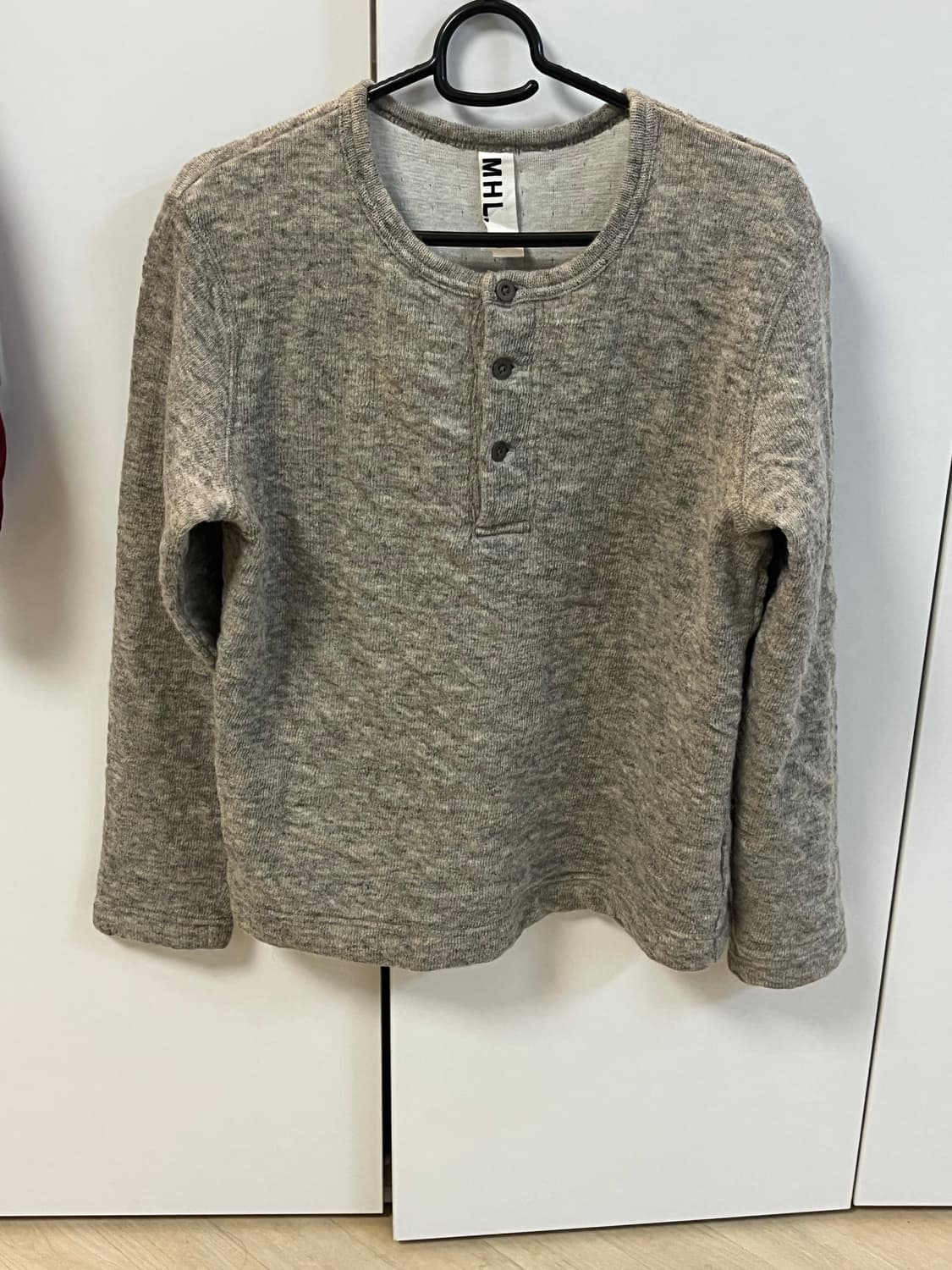 MHL 울 헨리넥 니트 티셔츠 상품이미지1