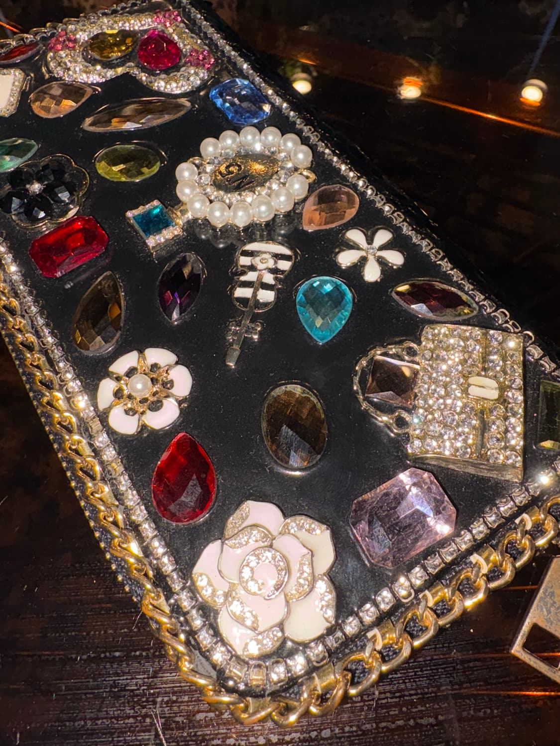 Kirakira brooch long wallet 상품이미지3