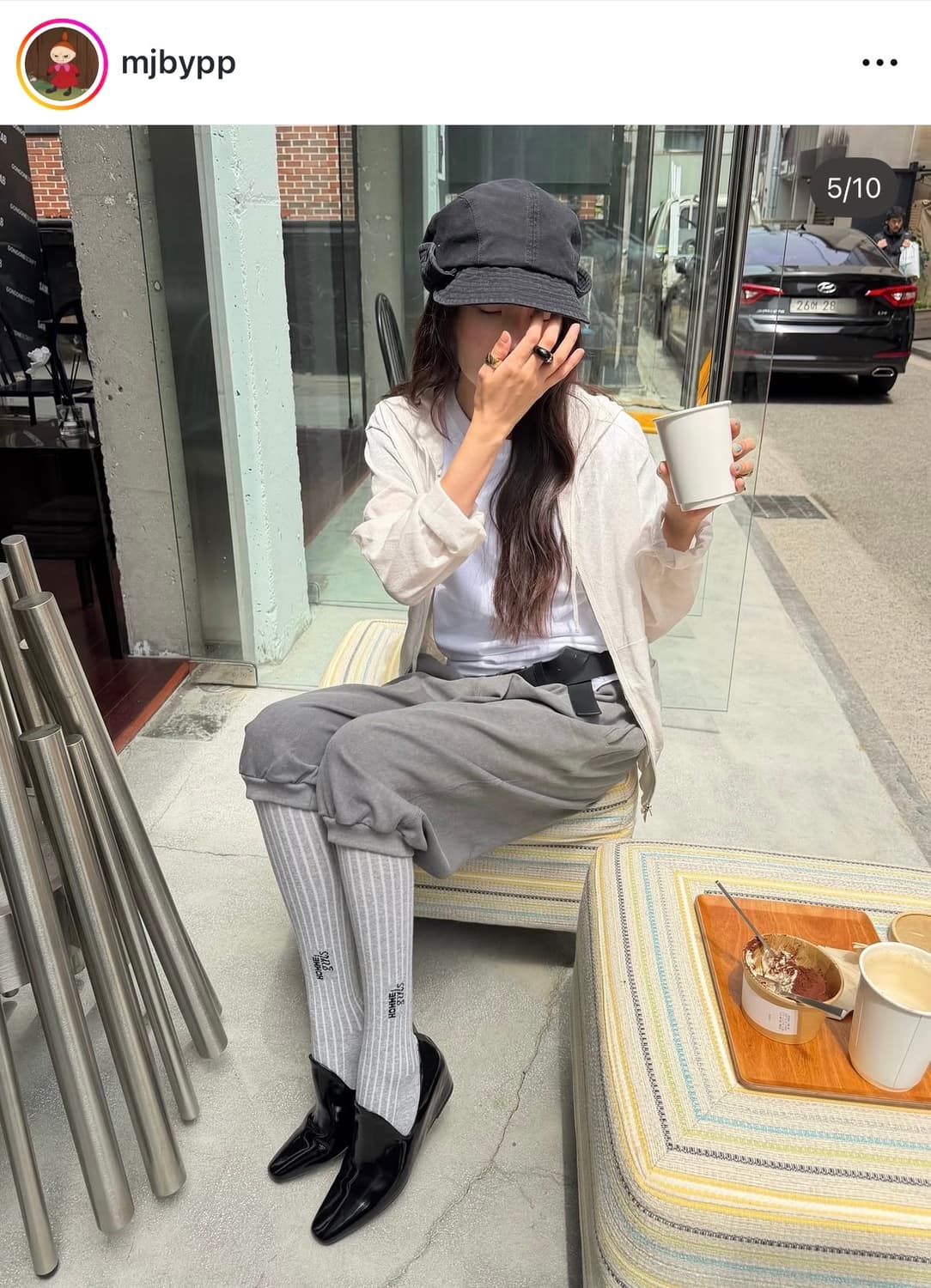 오소이 ANDY WEDGE BOX BLACK 240사이즈 상품이미지6