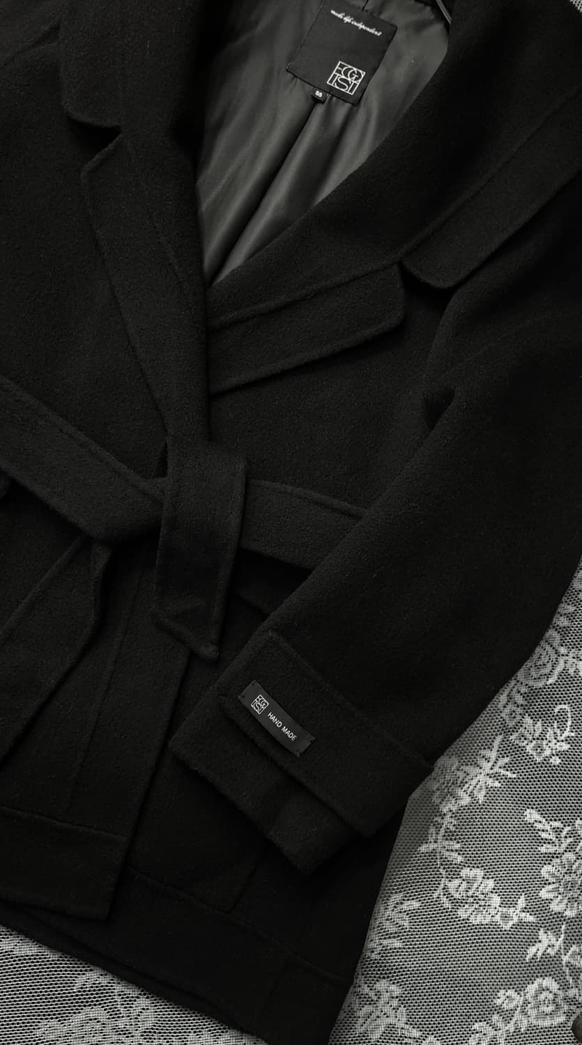 (새상품)에고이스트 변형카라 하프코트55 상품이미지4