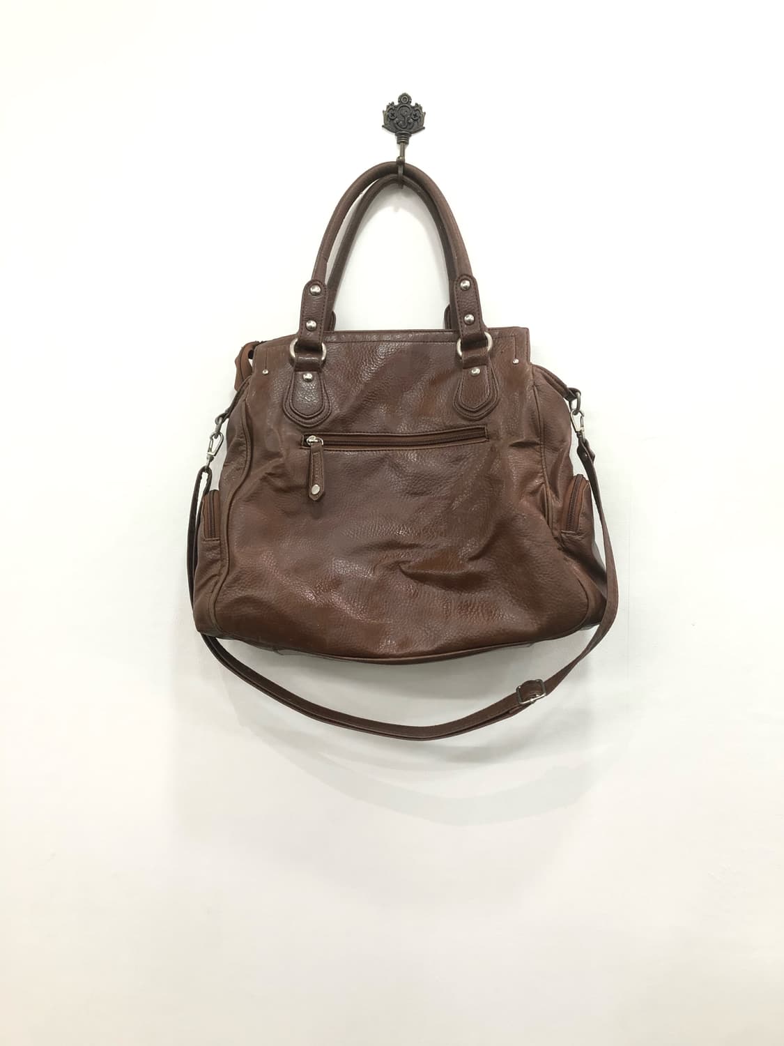 VINCIS BENCH brown side pocket 숄더백  상품이미지6