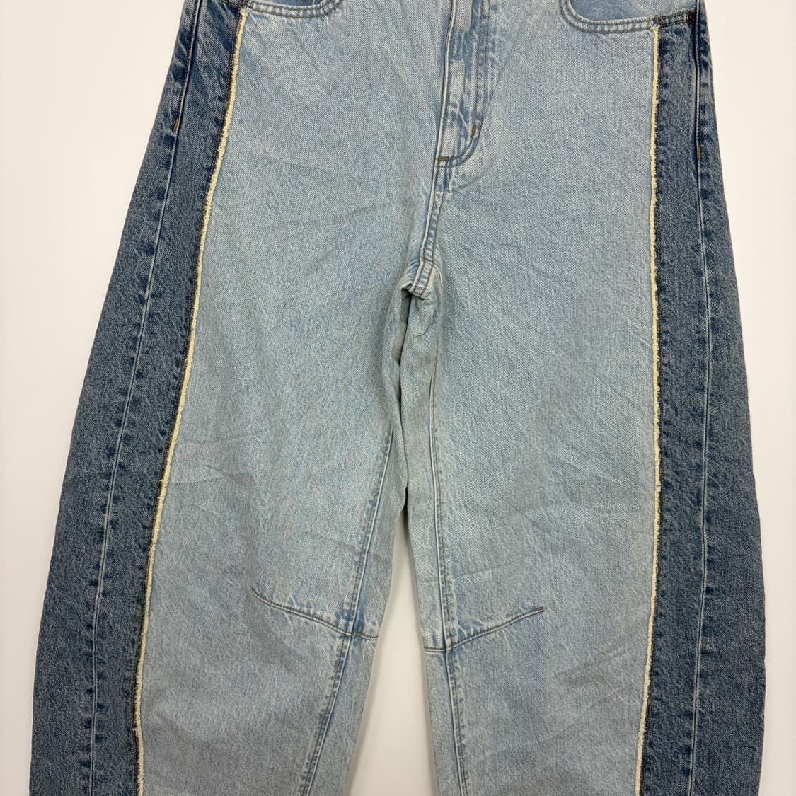 Gu 지유 리메이크 패턴 데님 팬츠 청바지 상품이미지3