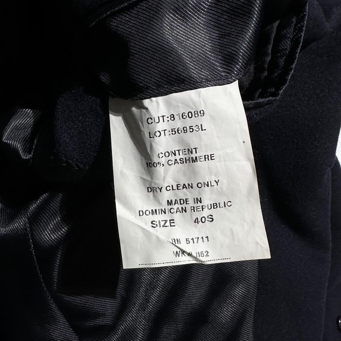 랄프로렌 100% 캐시미어 싱글 롱코트 상품이미지9