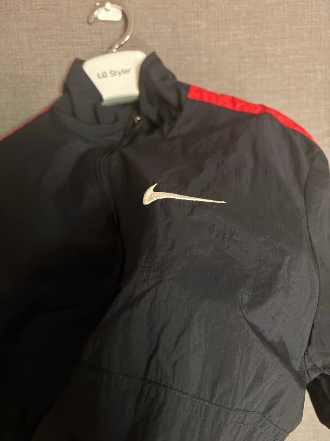 나이키 블랙/레드 리폼 바람막이 L 상품이미지3