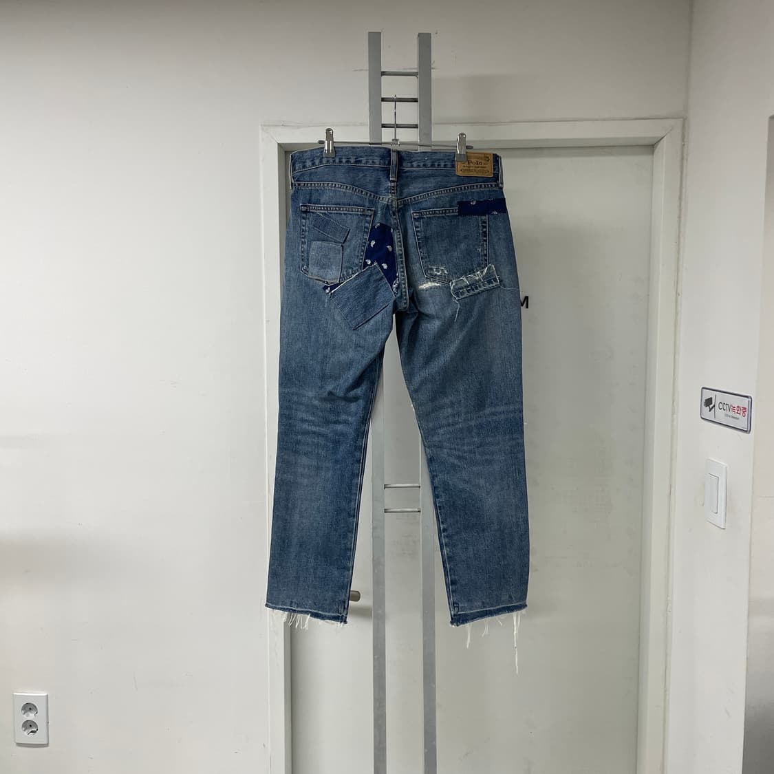 폴로 랄프로렌 패치워크 데님 팬츠 28 상품이미지4