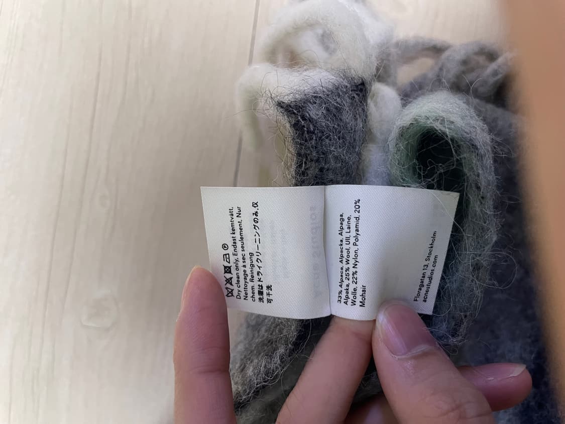 Acne Studios 체크 머플러 상품이미지4