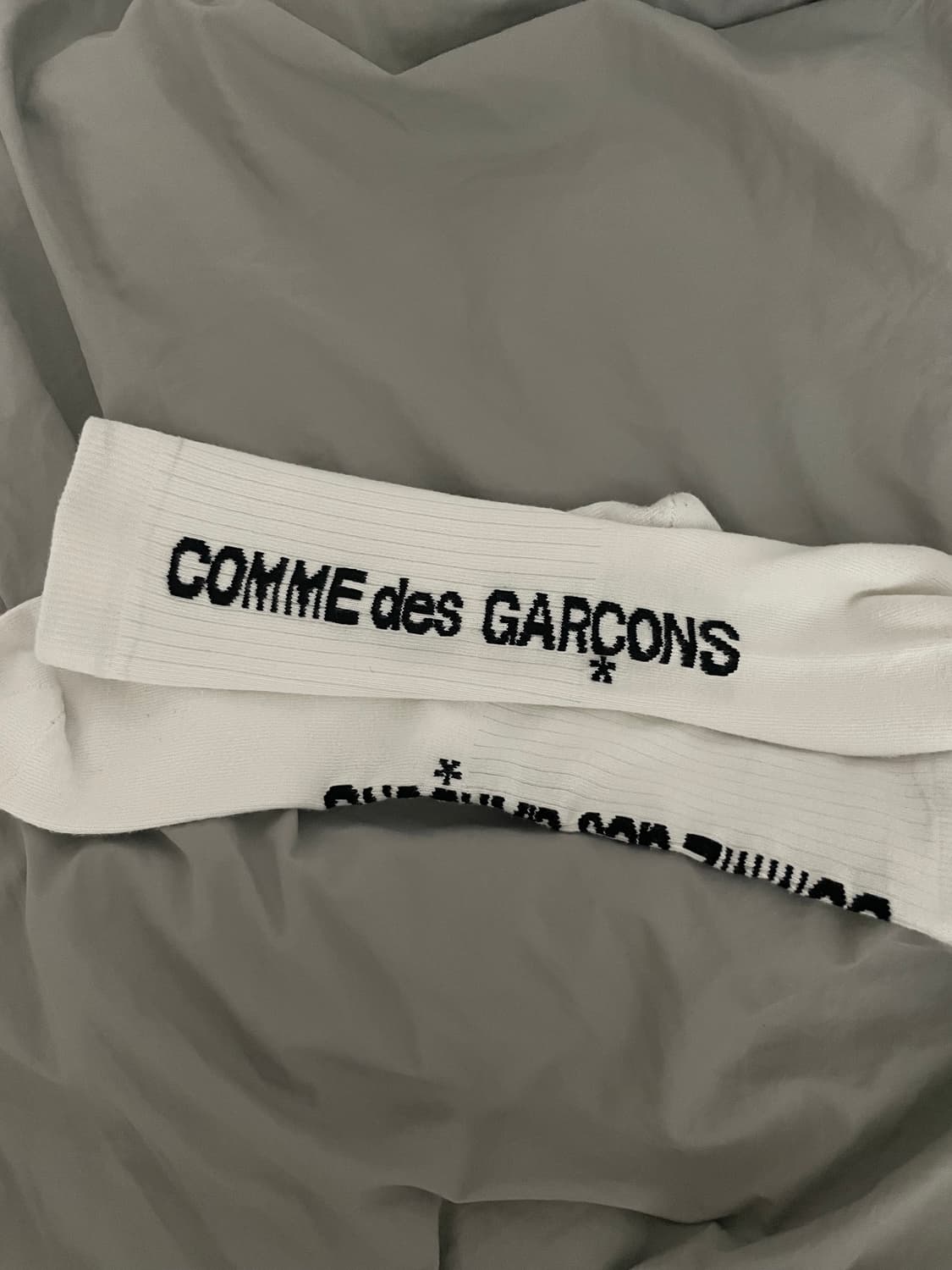 꼼데가르송 로고 양말 상품이미지2