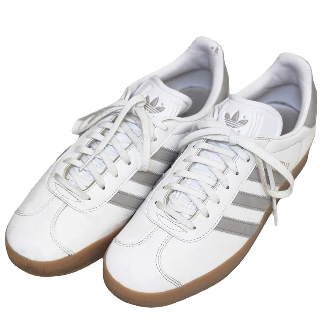ADIDAS 가젤 화이트 그레이 260 상품이미지1