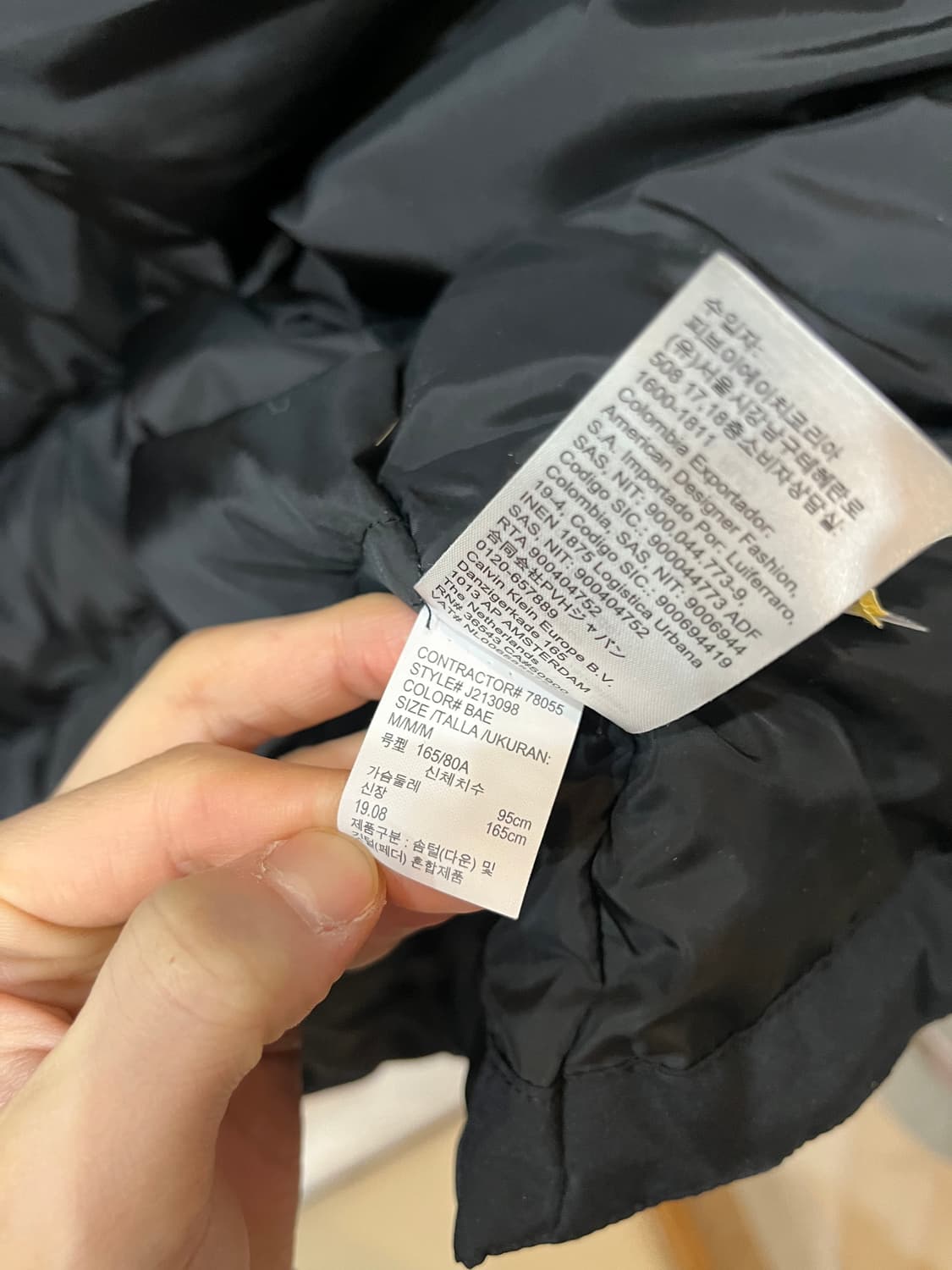 캘빈클라인 여성 덕다운 퍼 롱패딩 M 상품이미지7