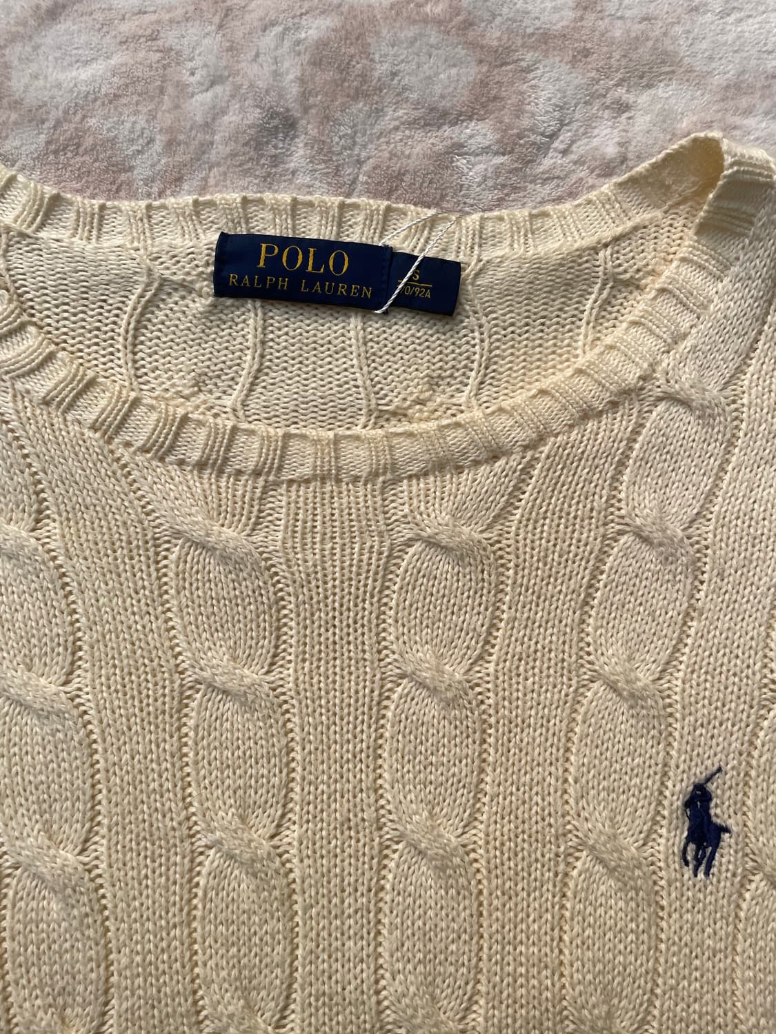 Polo Ralph Lauren 아이보리 케이블 니트 상품이미지5