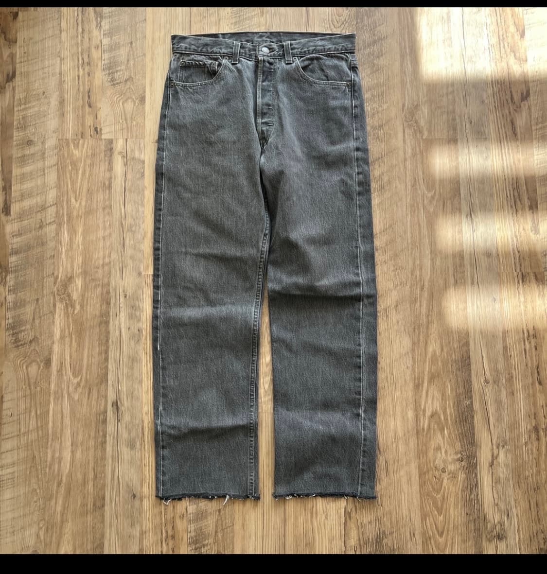 90s USA 리바이스 501 원블랙 흑청 상품이미지1