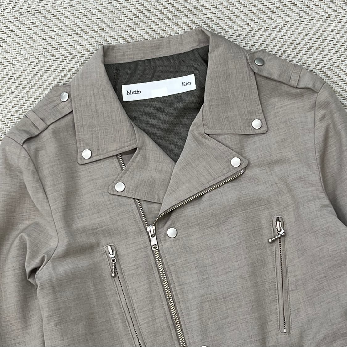 마뗑킴 싱글 라이더 자켓 r3231 상품이미지4