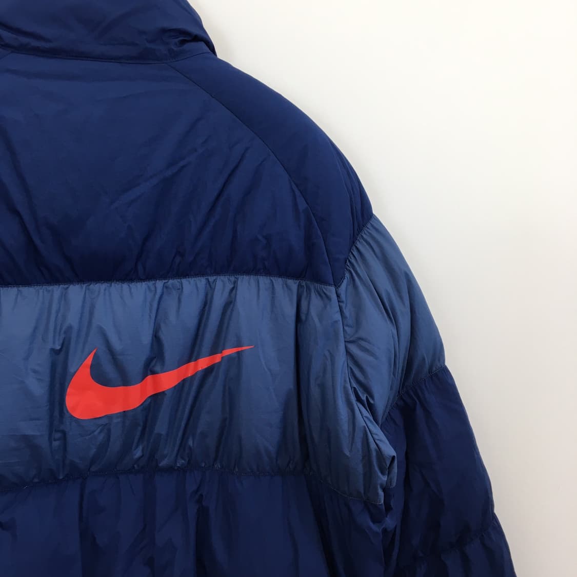 나이키 다운 필 그레이덕다운 블루 스우시패딩 L 상품이미지5