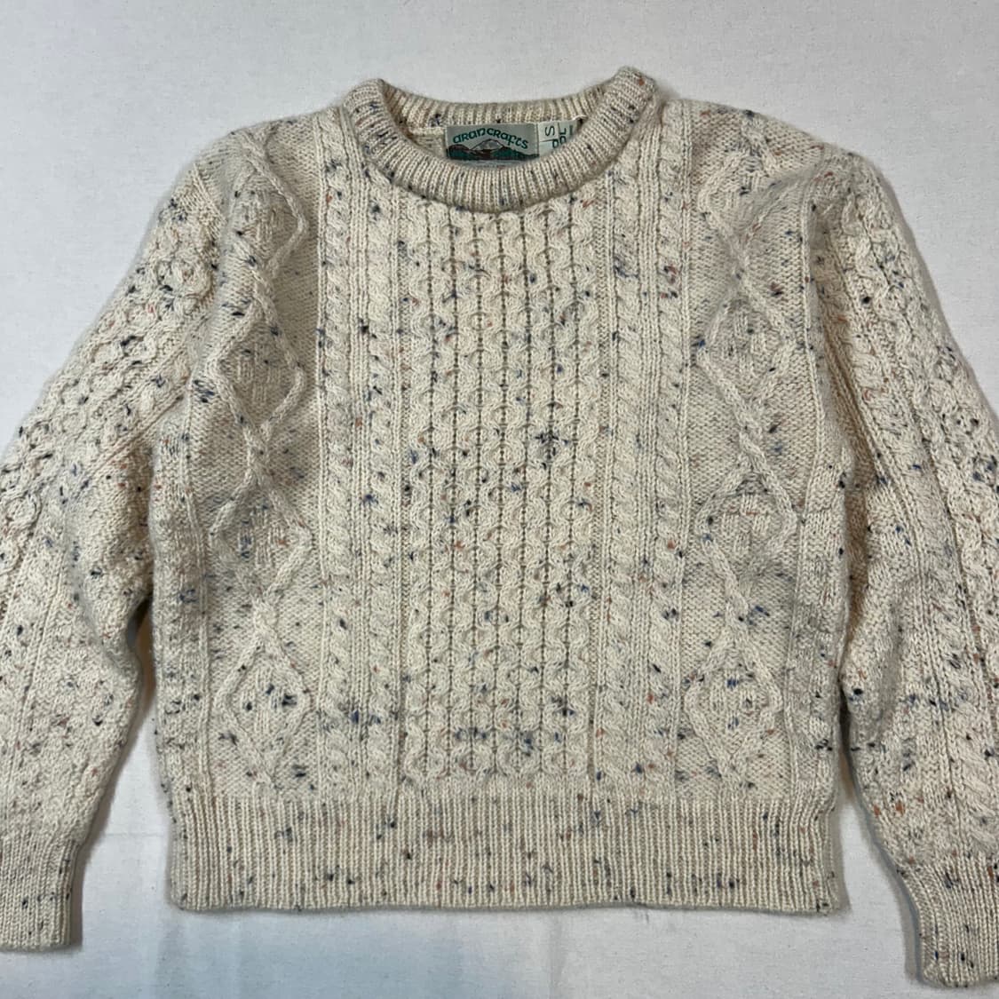 S) Aran Crafts 아란크래프트 피셔맨 울 니트 스웨터 상품이미지2