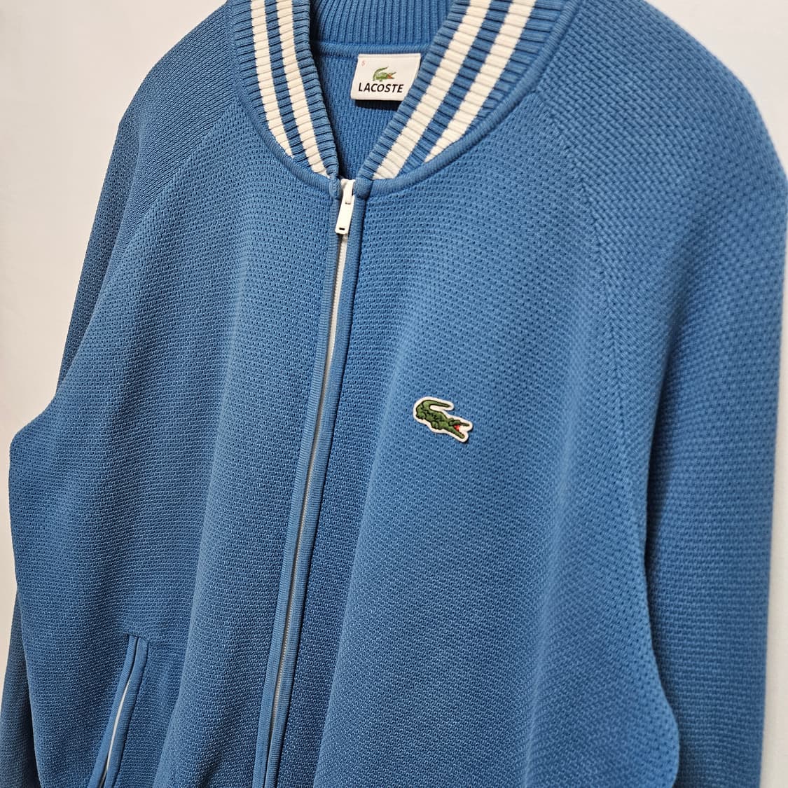 라코스테 빈티지 2way 지퍼 코튼 자켓 105 상품이미지2