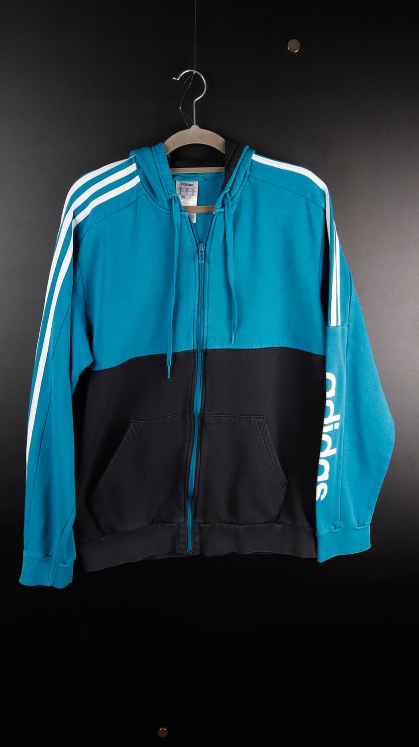 아디다스 블루블랙 스포츠 쟈켓 상품이미지1