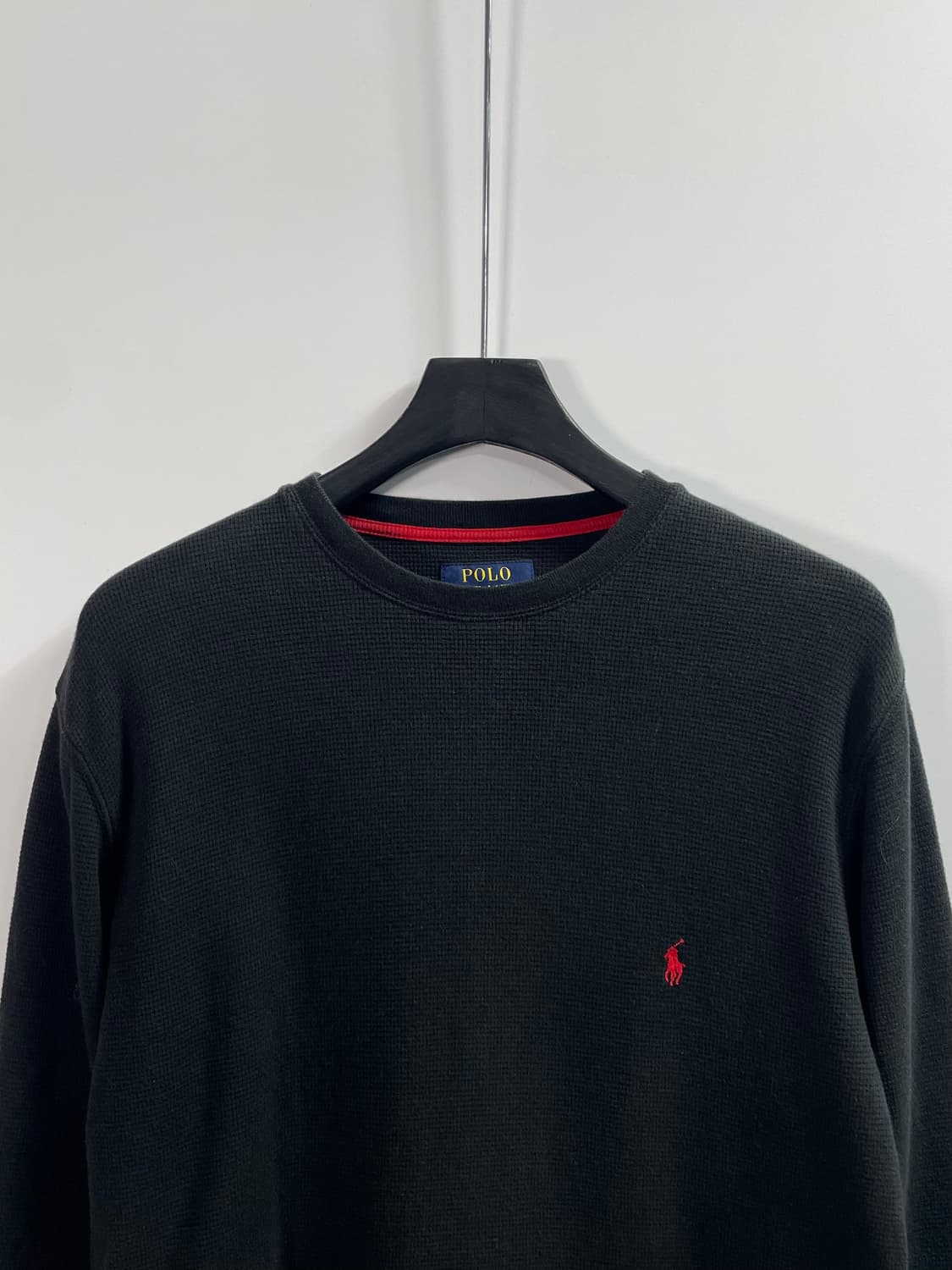 폴로 랄프로렌 포니 블랙 와플티 (on.485)   상품이미지2