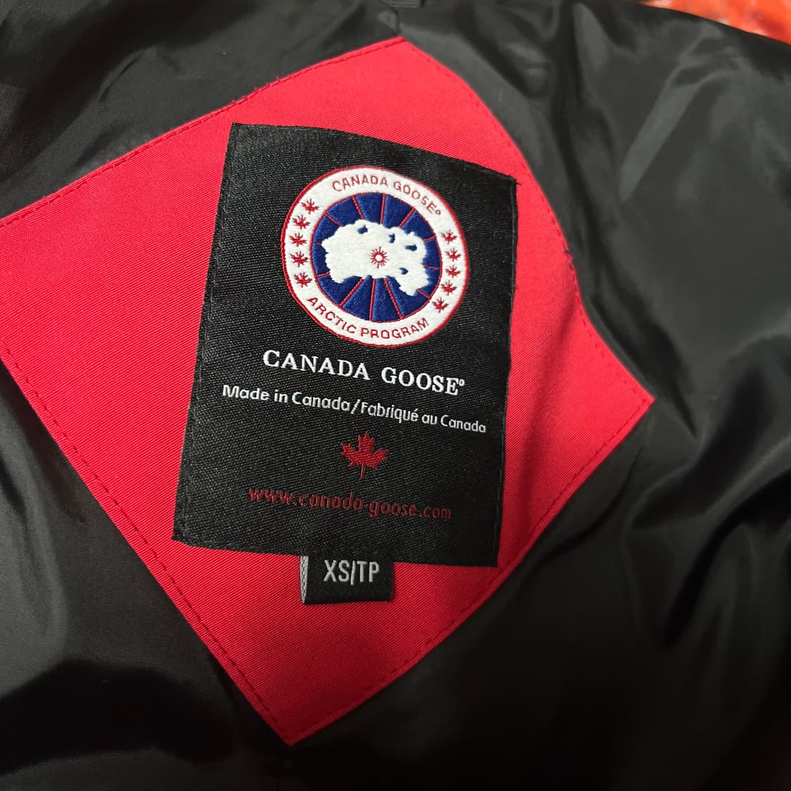 캐나다구스 롱패딩 레드 xs 상품이미지2