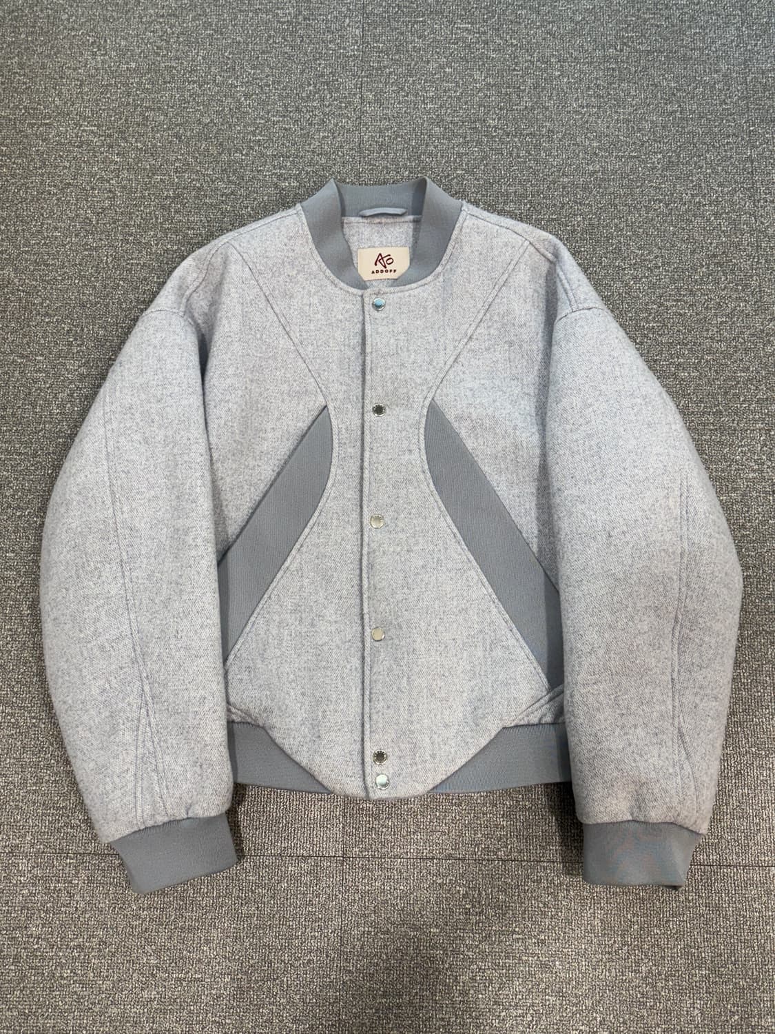 애드오프 울 오버 바시티 자켓 M 상품이미지2