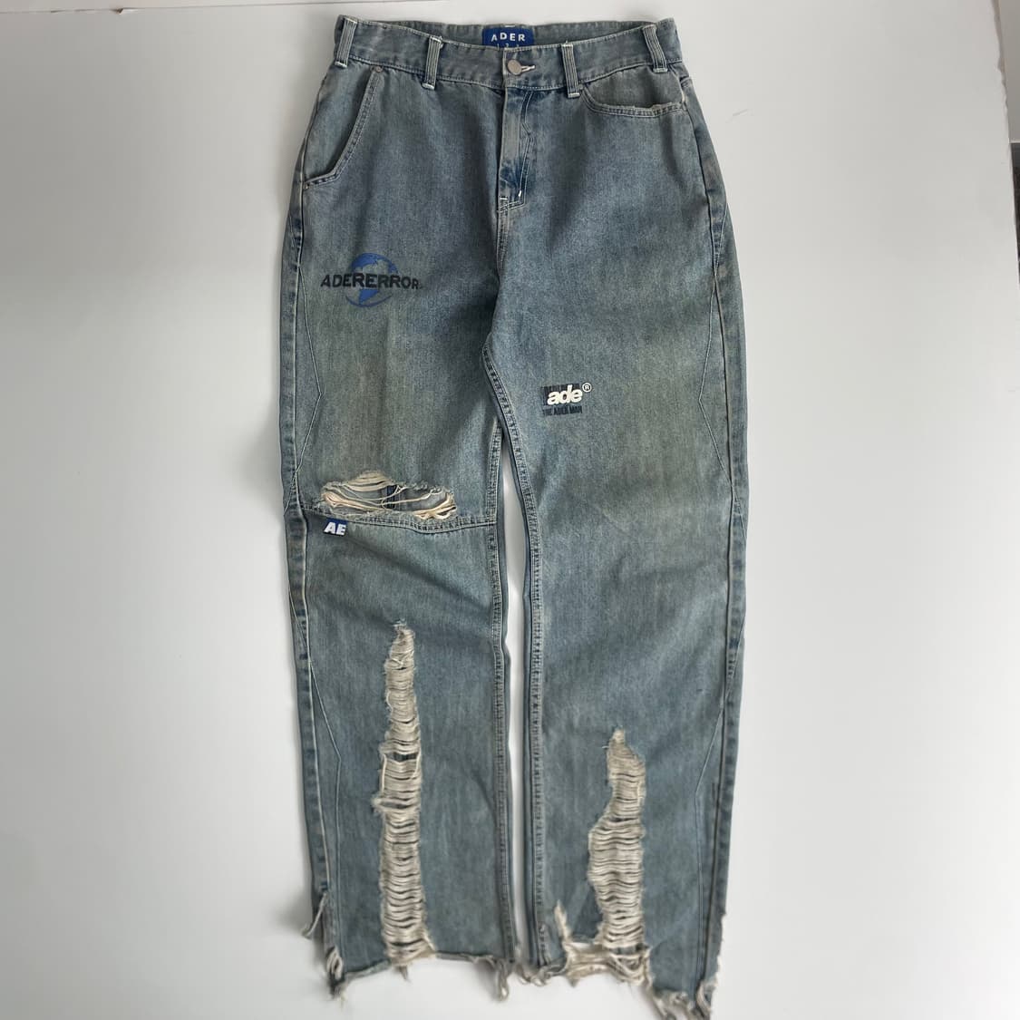 Ader Error  아더에서 메스 데님 커팅진 상품이미지1