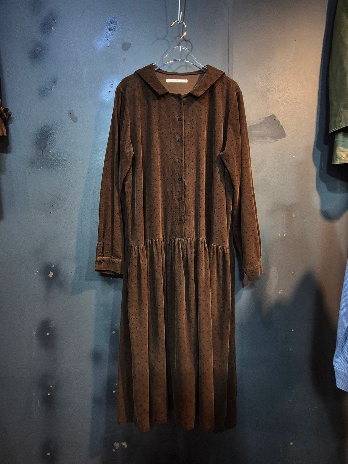 잔골지 면 롱원피스 55 66  상품이미지1