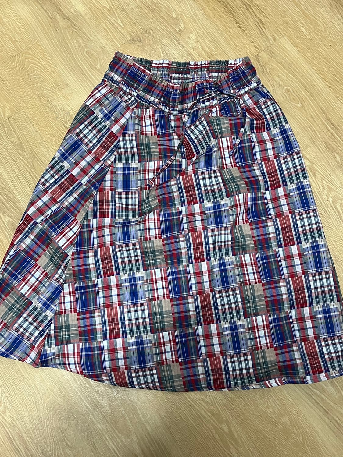 Enzo blues 26ss 체크 스커트 상품이미지6