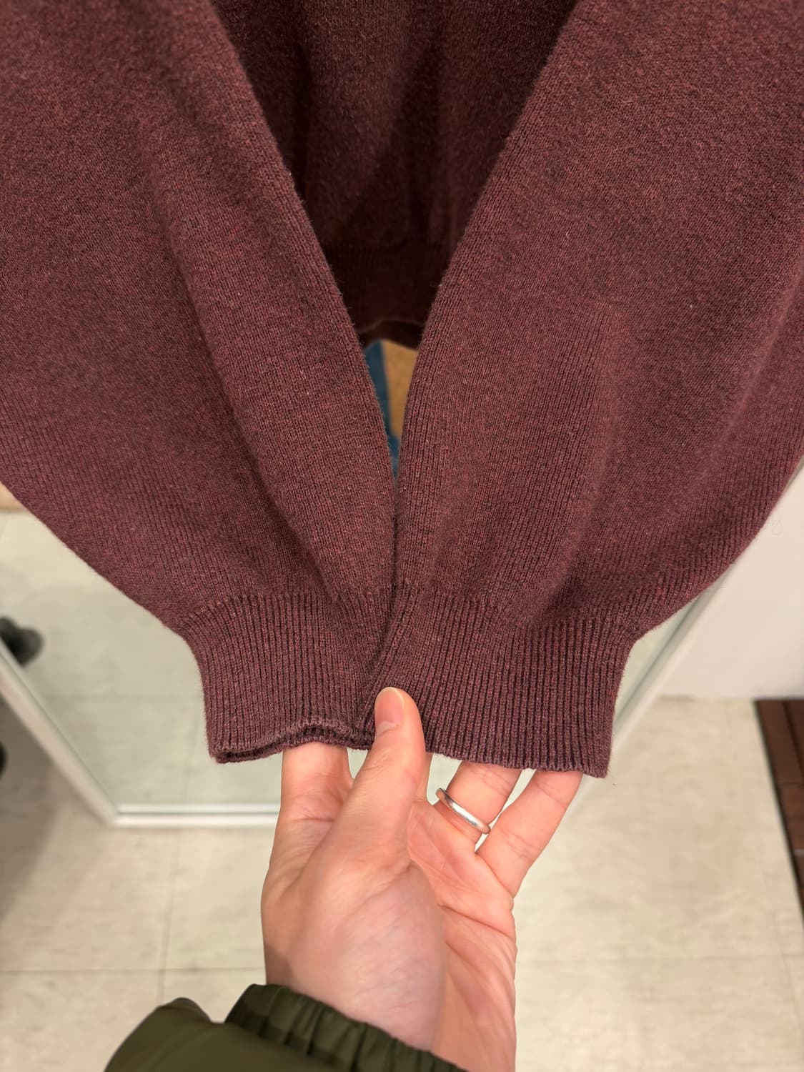 00s Eddie Bauer 에디바우어 빈티지 카라 니트 상품이미지4