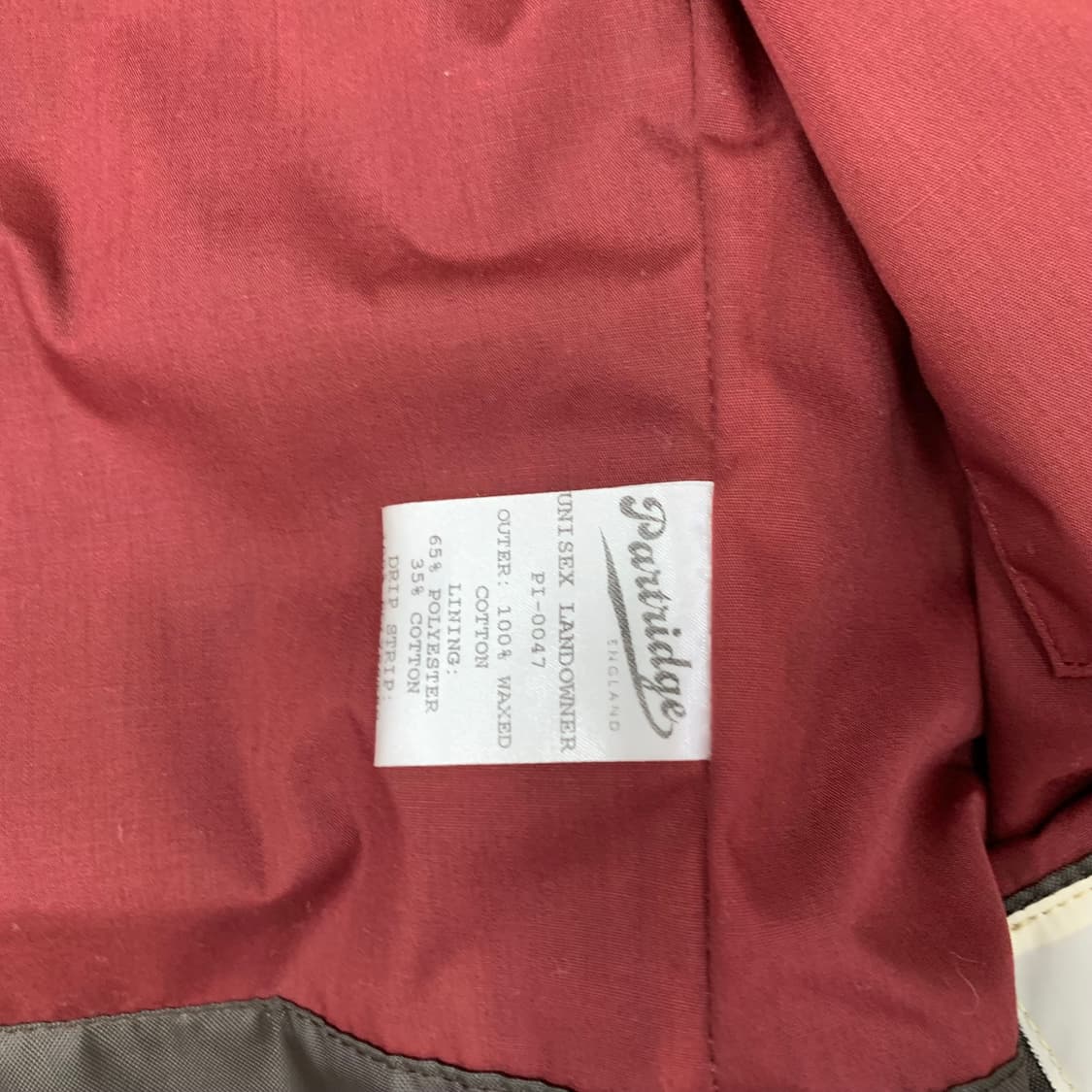 존파트리지 랜드오너 왁스 자켓(L/세이지) 바버 자켓 상품이미지8