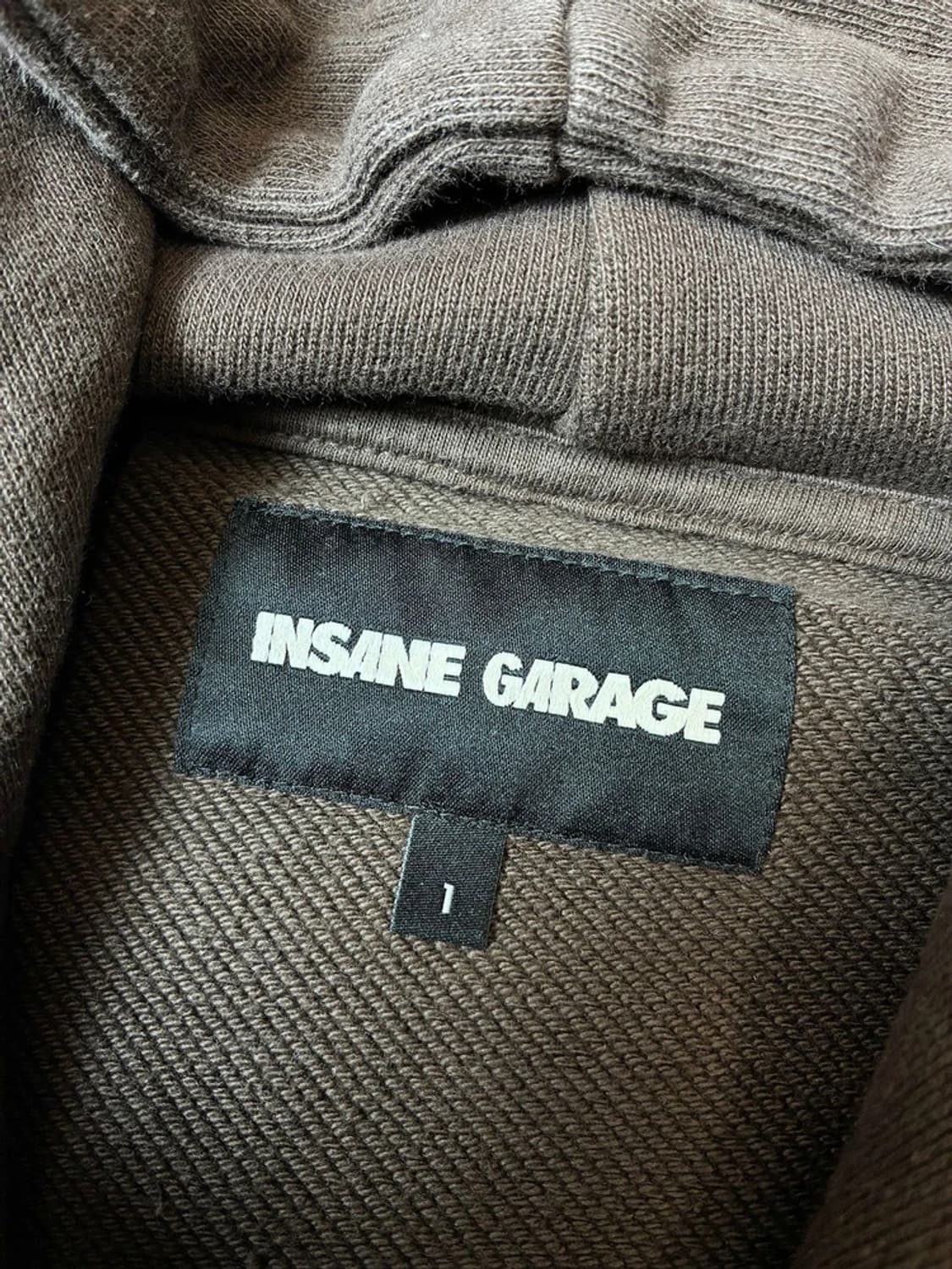 인세인개러지 헤비코튼 로고 후드티 PN7583 상품이미지6