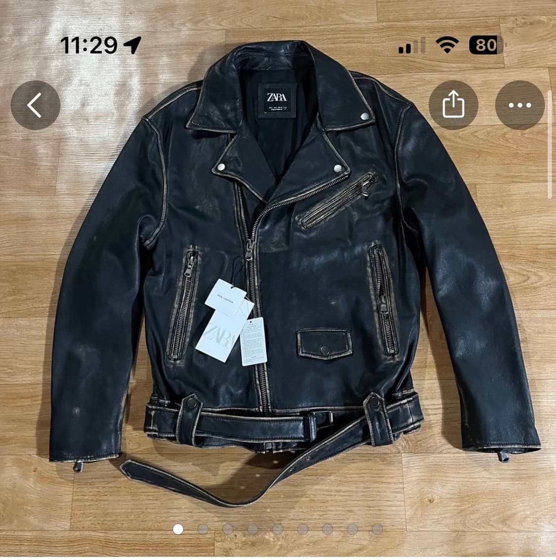     zara 9953/301/800 레더자켓 구합니다  상품이미지1