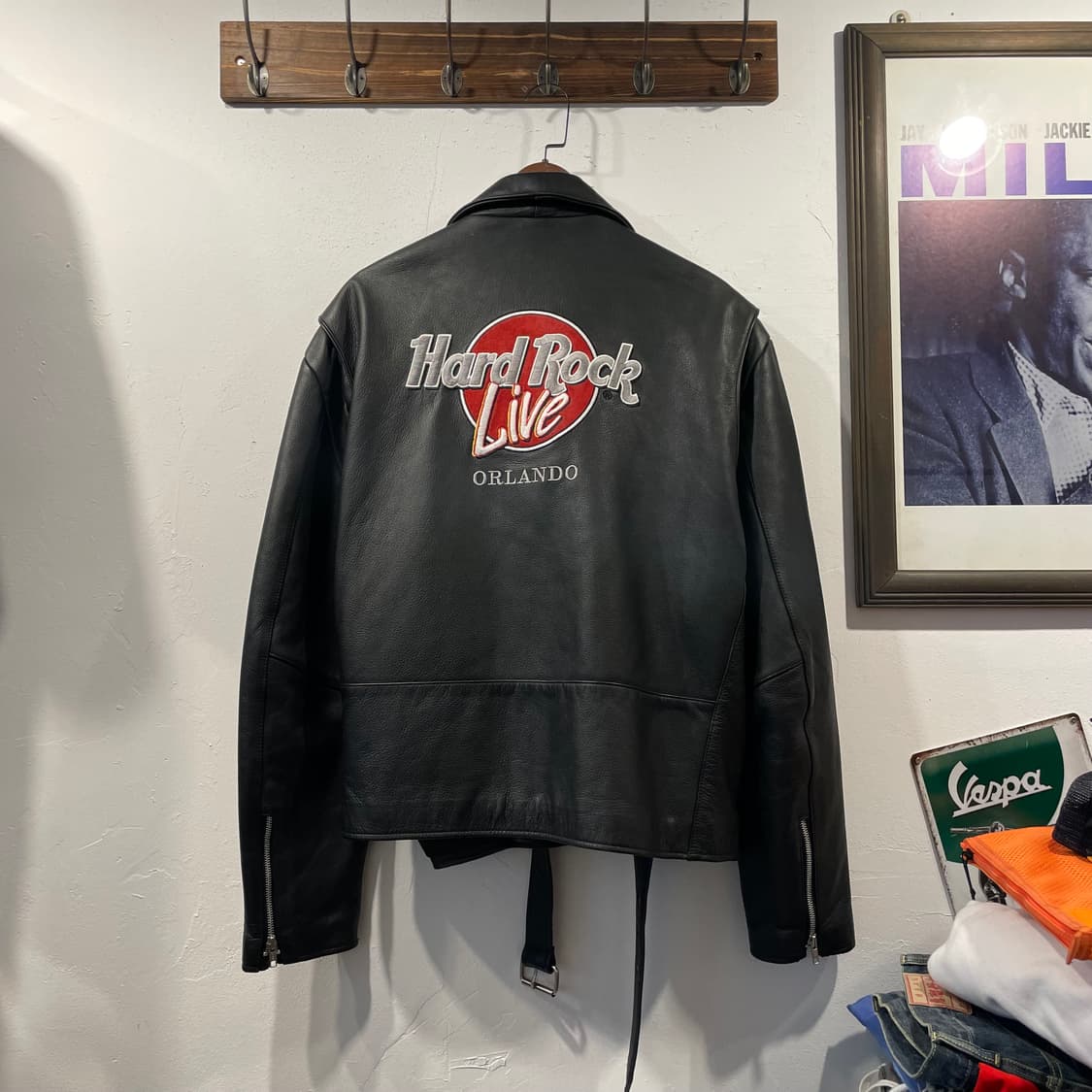90s 하드락카페 라이더자켓 2XL 상품이미지1