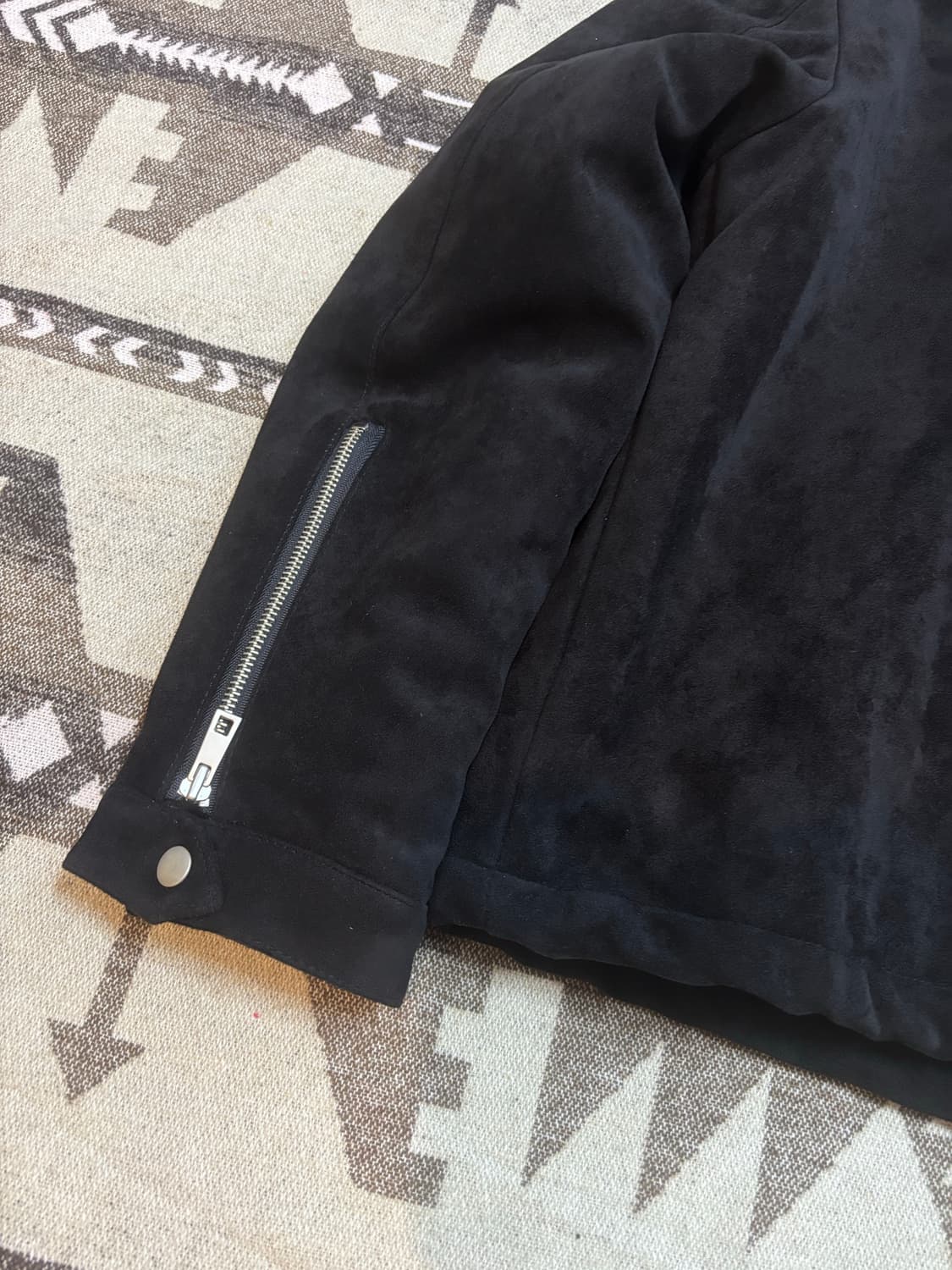 own 비건 스웨이드 투웨이 집업 자켓 상품이미지5