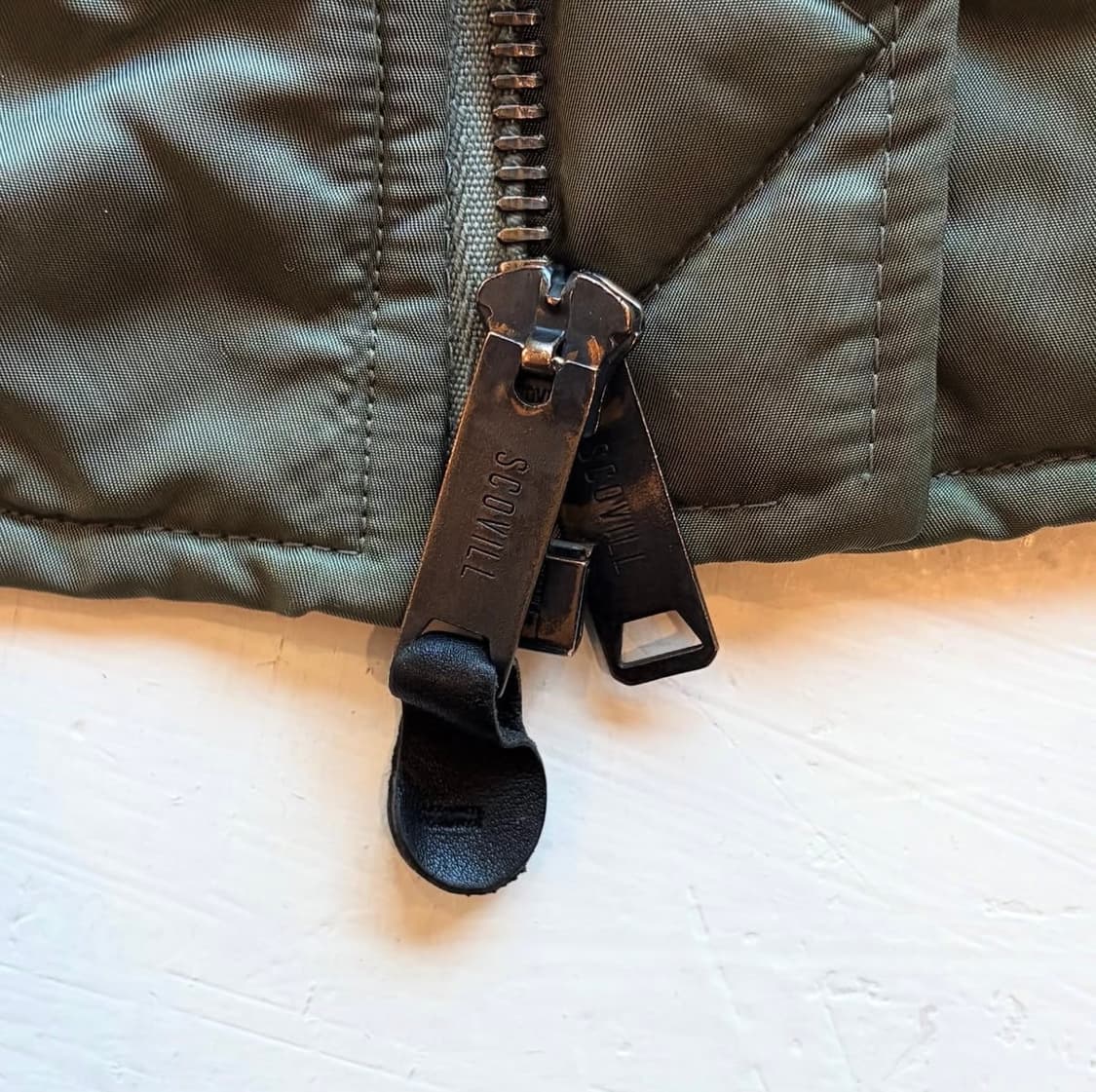 90's AVIREX 리버시블 MA-1 플라이트 자켓 상품이미지5