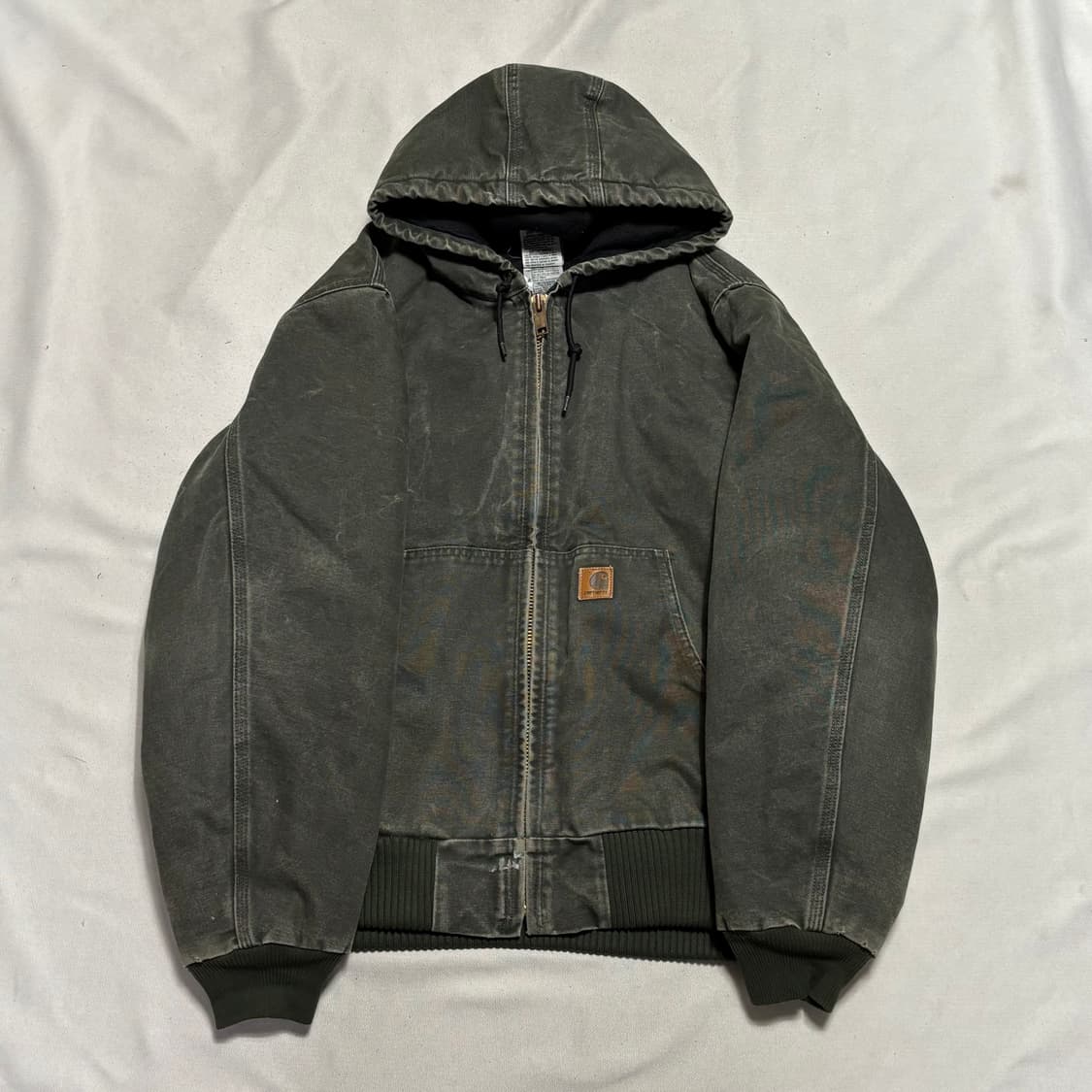 L 칼하트 카키 후드 워크 자켓 상품이미지2