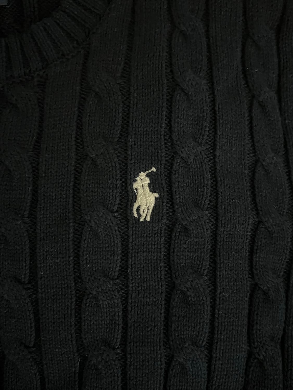 랄프로렌  정품!! 꽈배기 네이비 사이즈s 상품이미지4