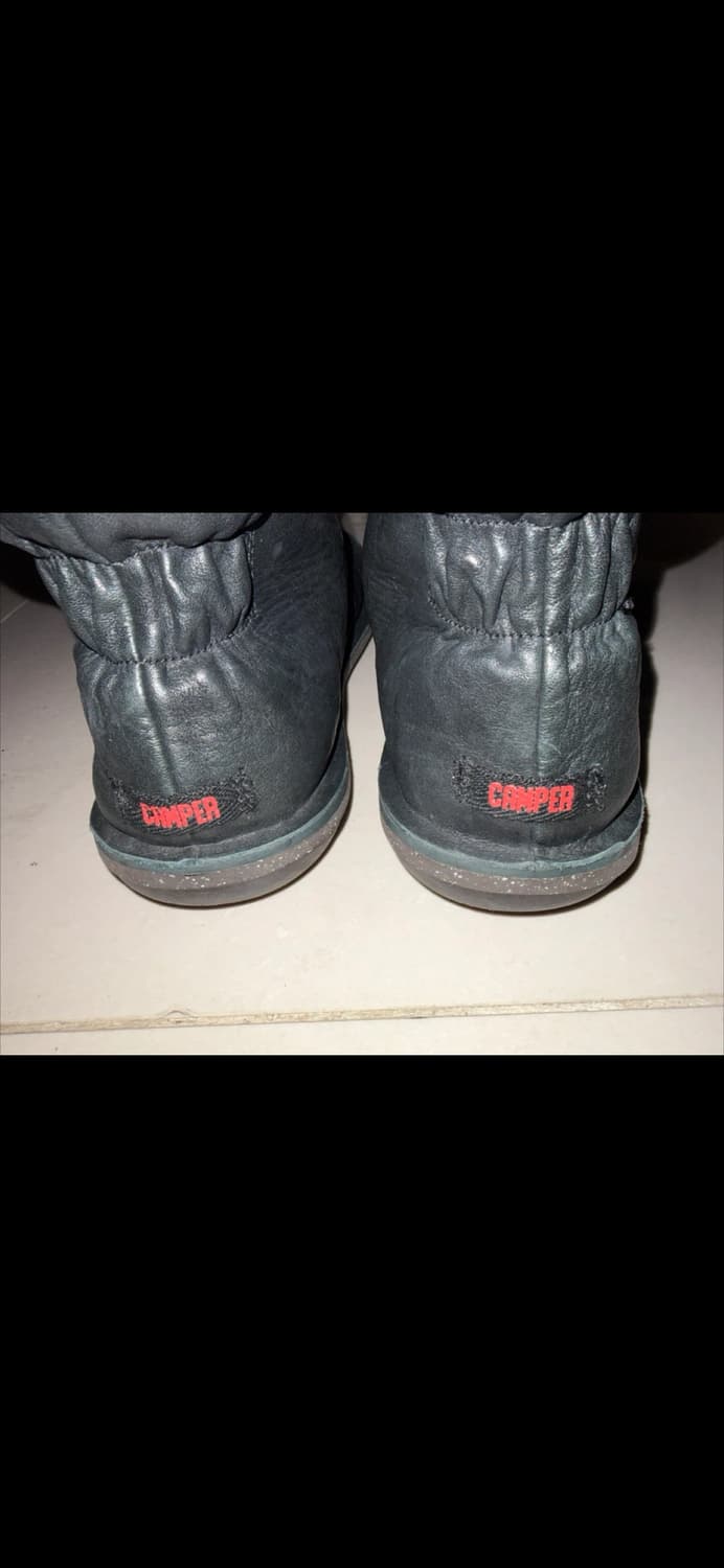 캠퍼 블랙 하이탑 스니커즈 37사이즈 상품이미지2