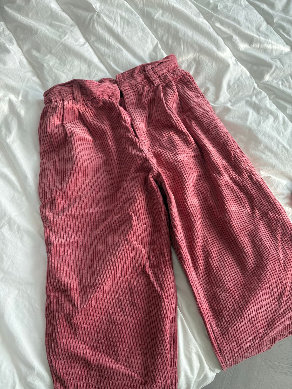 코듀로이 팬츠 골덴바지 핑크팬츠 상품이미지3