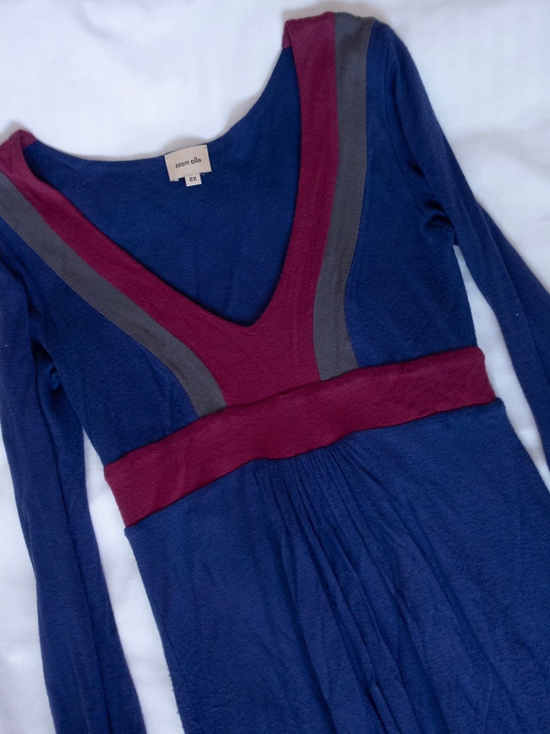 Color block puff long sleeve 상품이미지5