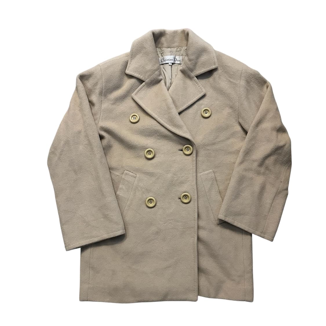 90s 크리스찬 디올 울 더블 코트 상품이미지1