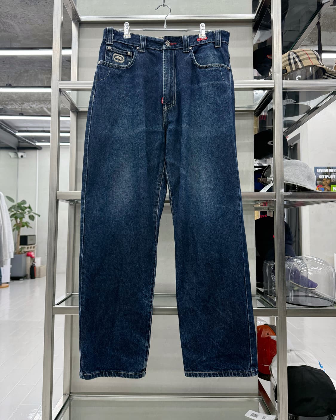 에코 Ecko Unltd 00s 인디고 힙합 데님 팬츠 상품이미지1