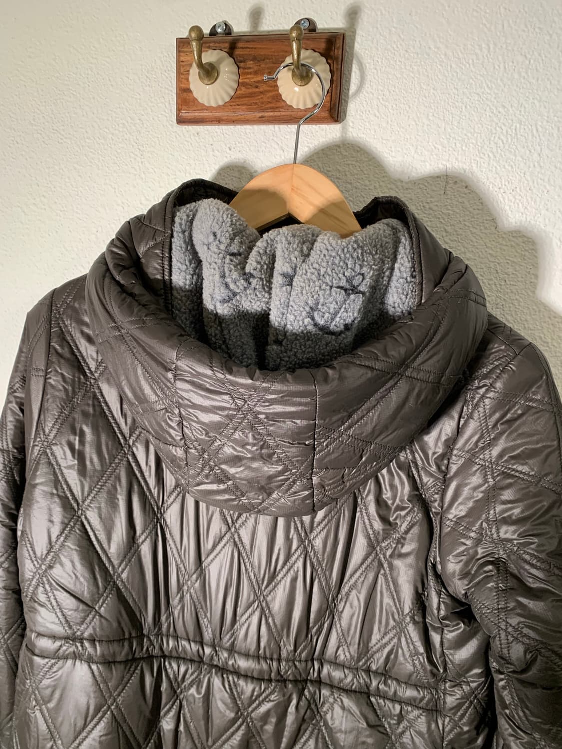 45rpm 보아 사선버튼 다운 퀼팅 패딩 상품이미지9