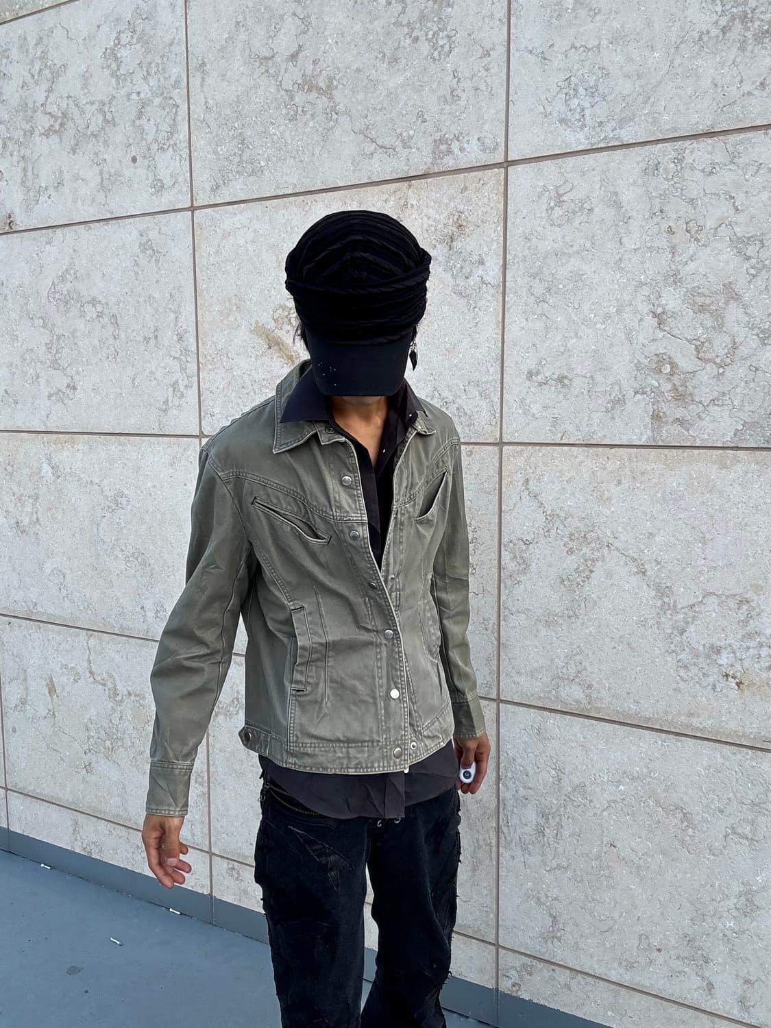 “Villand” Double Side Pocket Detail Khak 상품이미지4