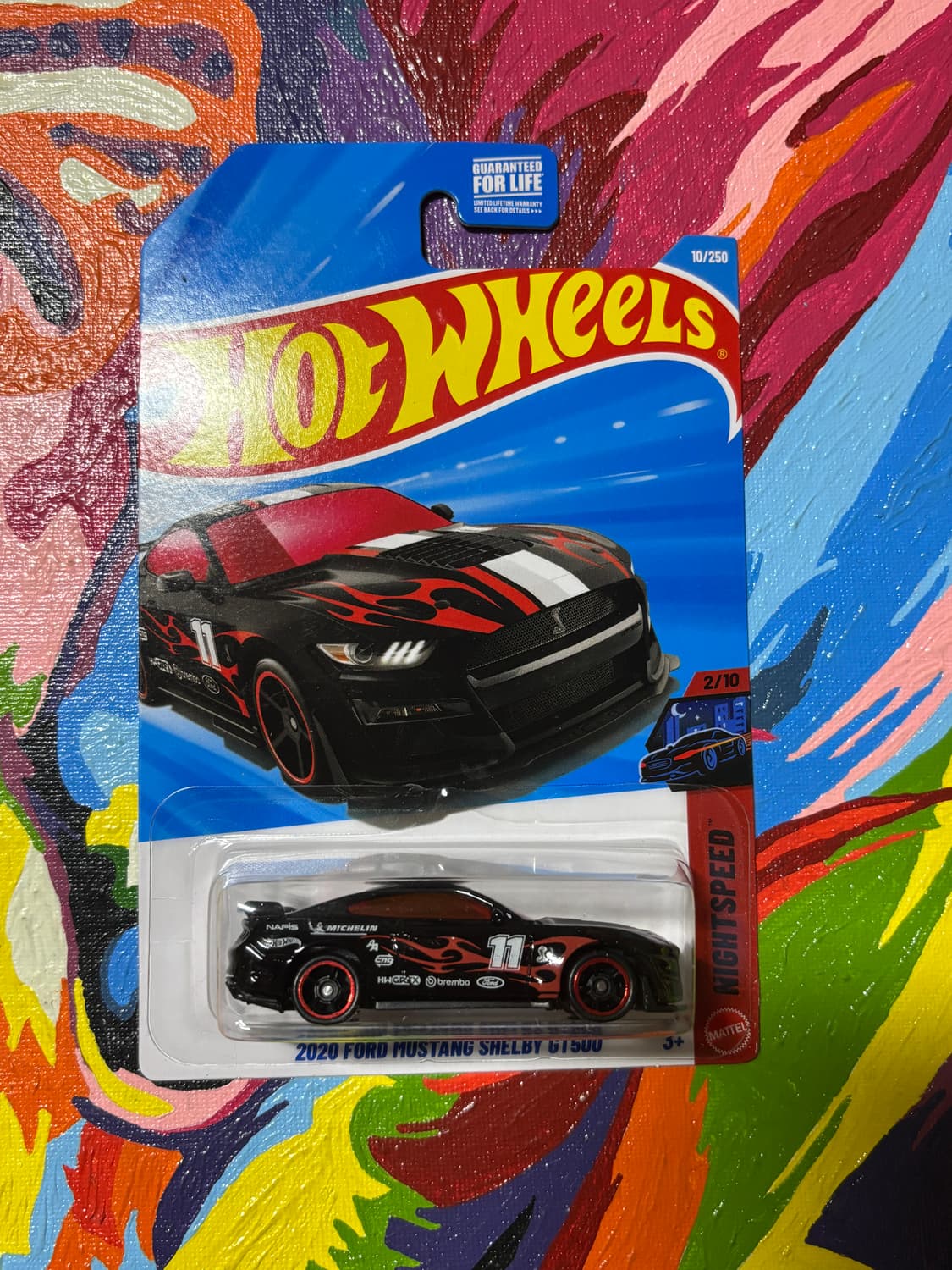 미개봉) 포드 머스탱 쉘비 gt500 다이캐스트 인테리어 소품 핫휠 상품이미지1