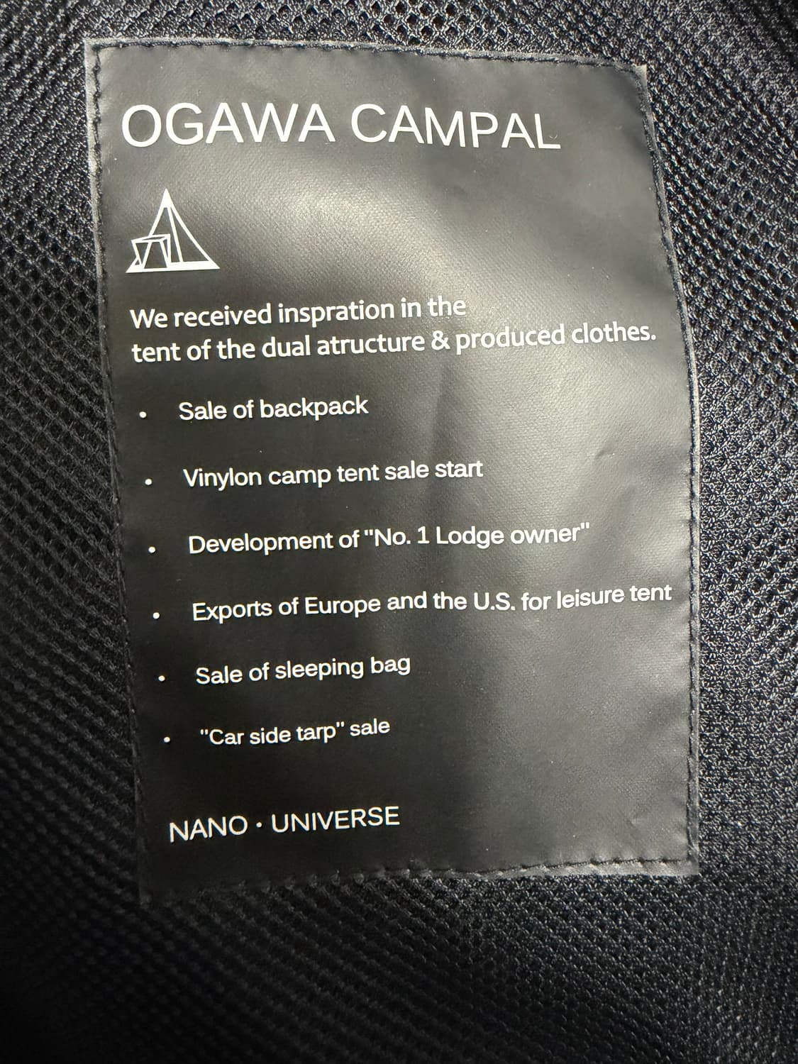 STUSSY x OGAWA 타이거 카모 코트 상품이미지5