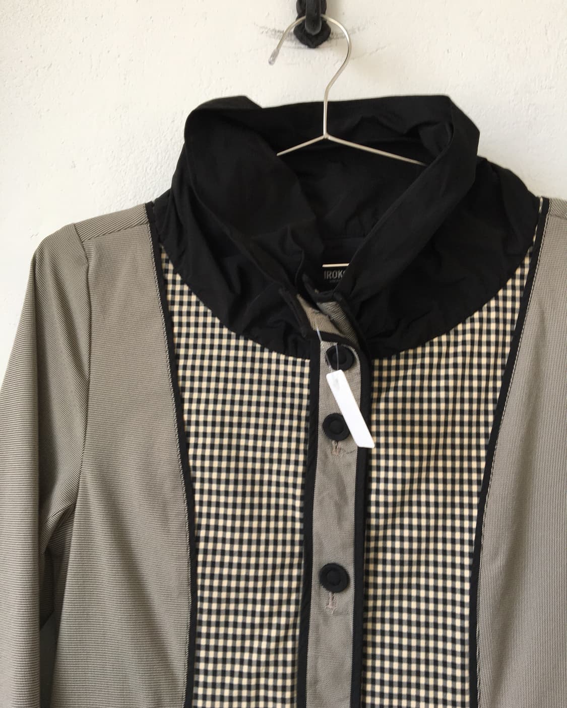 Hiroko koshino check pattern layer high  상품이미지3