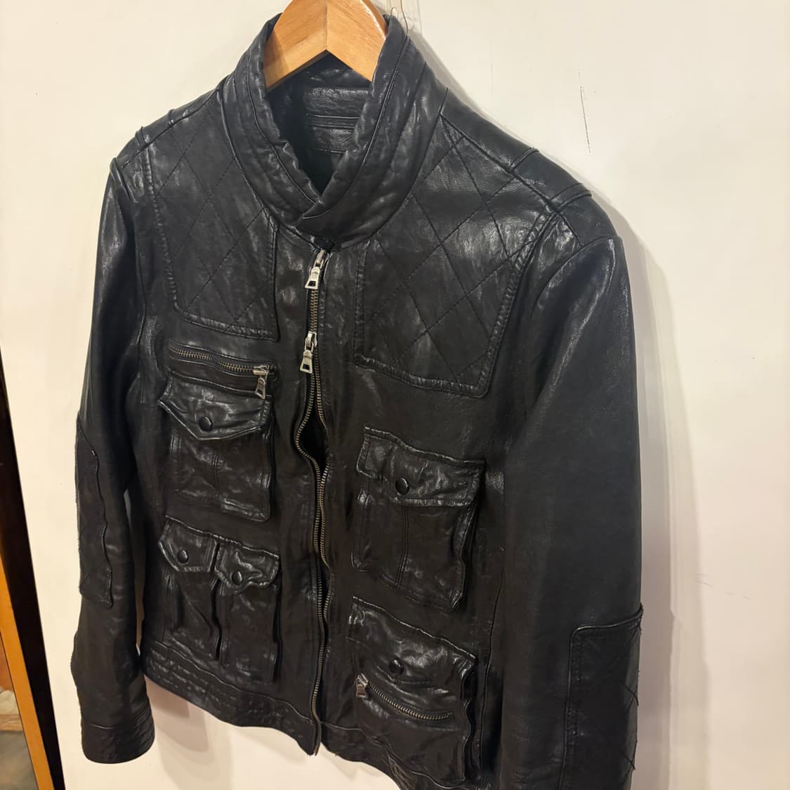 바이커 레더자켓  상품이미지2