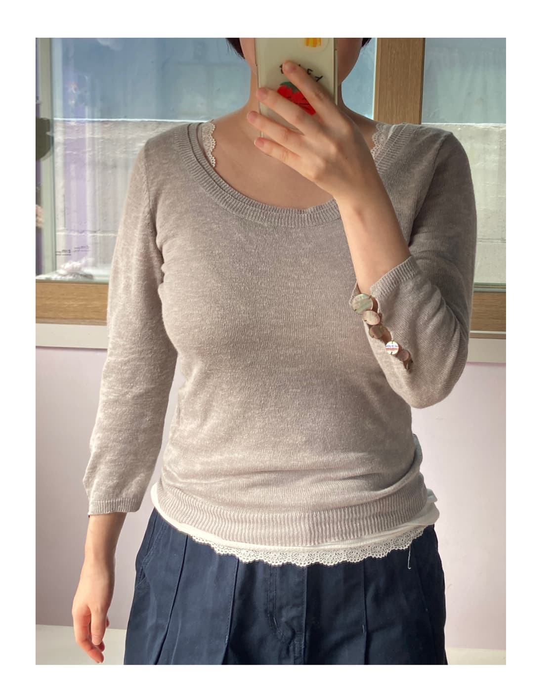 자개 니트 여름, 간절기🌼 상품이미지2