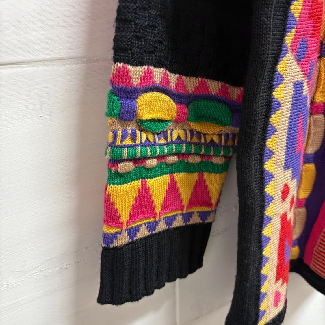 JAPAN 빈티지 유니크 비비드 니트 상품이미지6